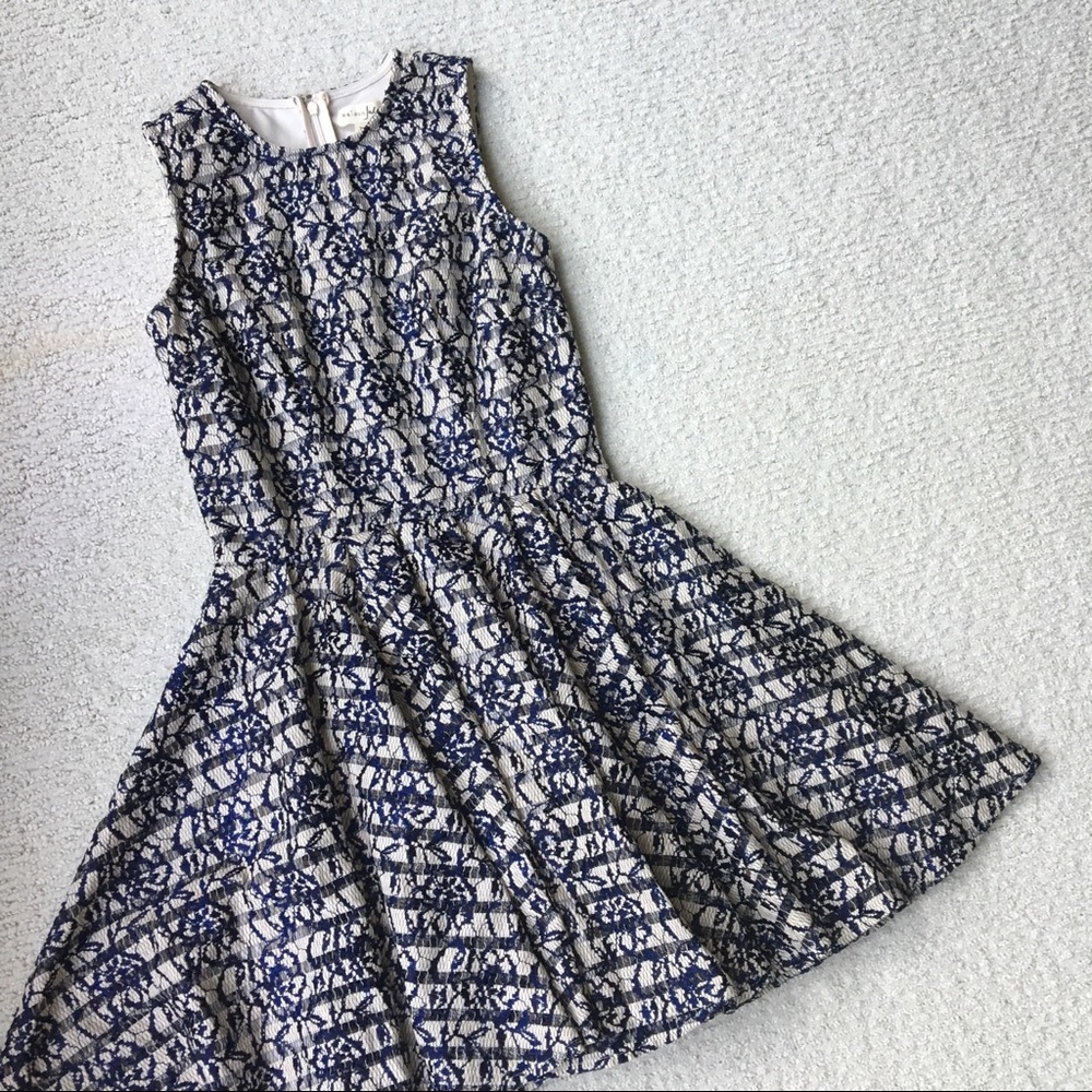 Navy lace dress